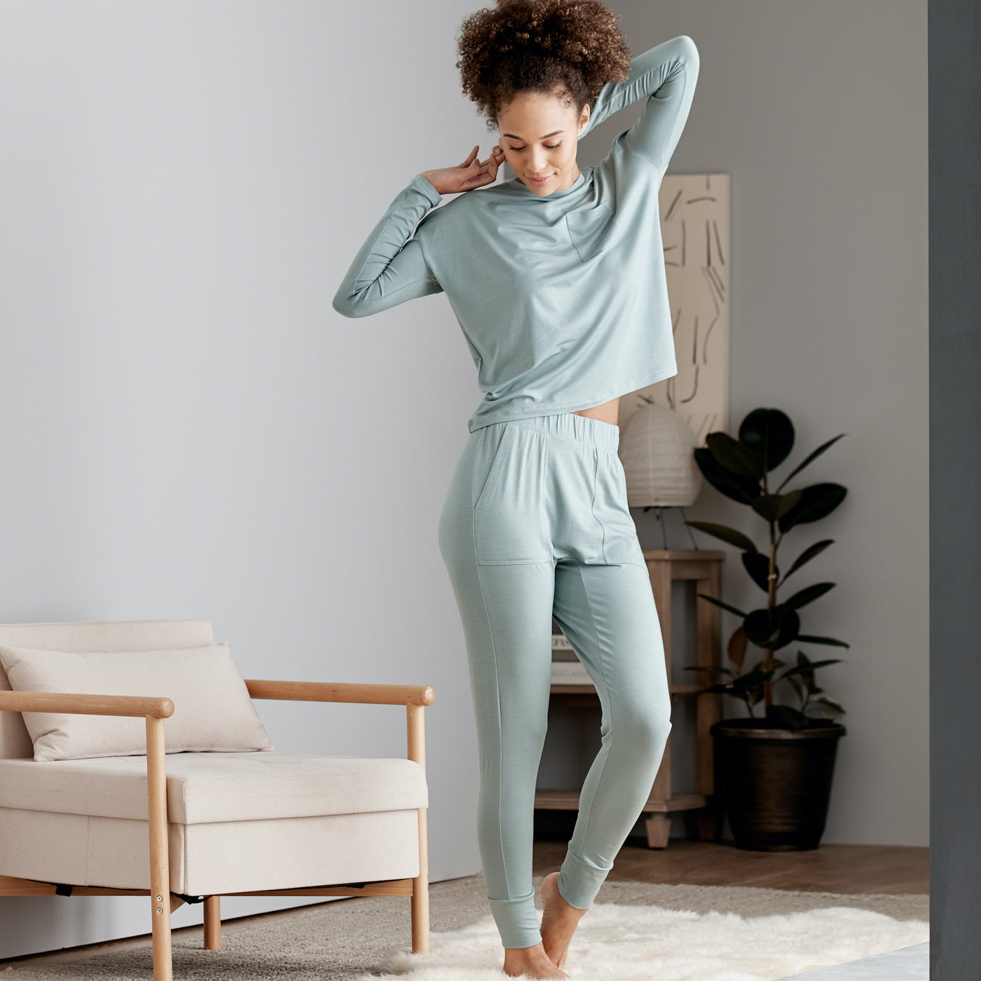 Eucalyptus Long Sleeve Top